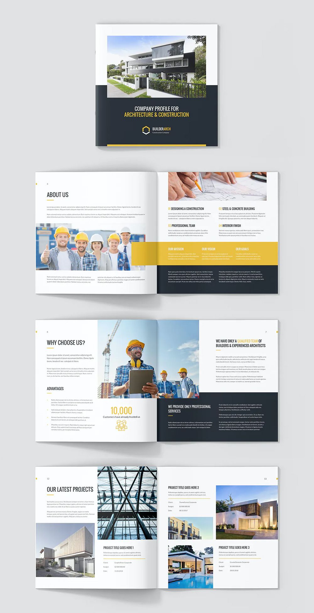 Construction Company Profile Template